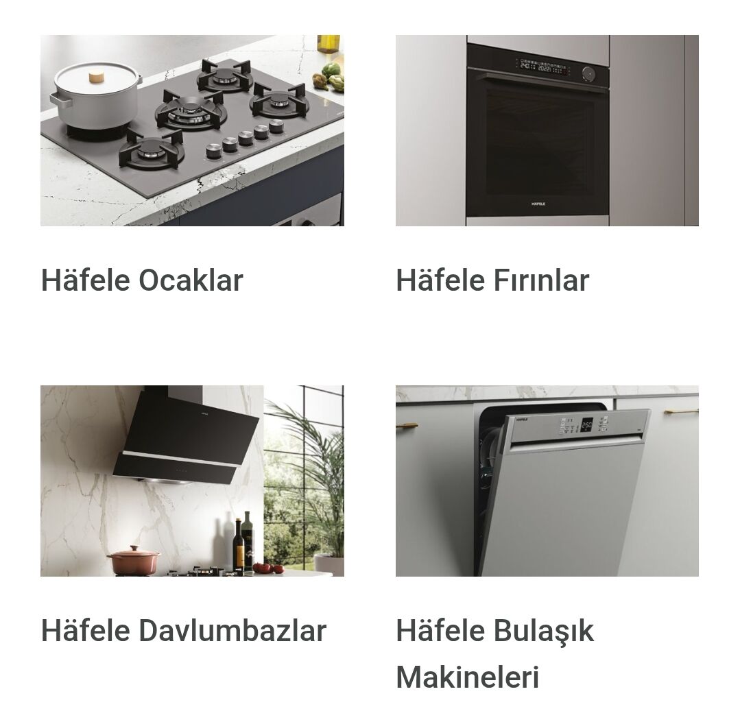 Hafele Ankastre Çözümleri