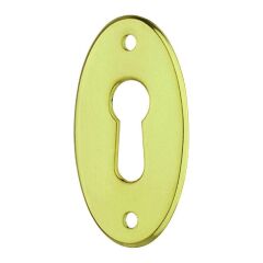 Hafele Anahtar Rozeti Pirinç Parlak Altın Renkli 20x37mm