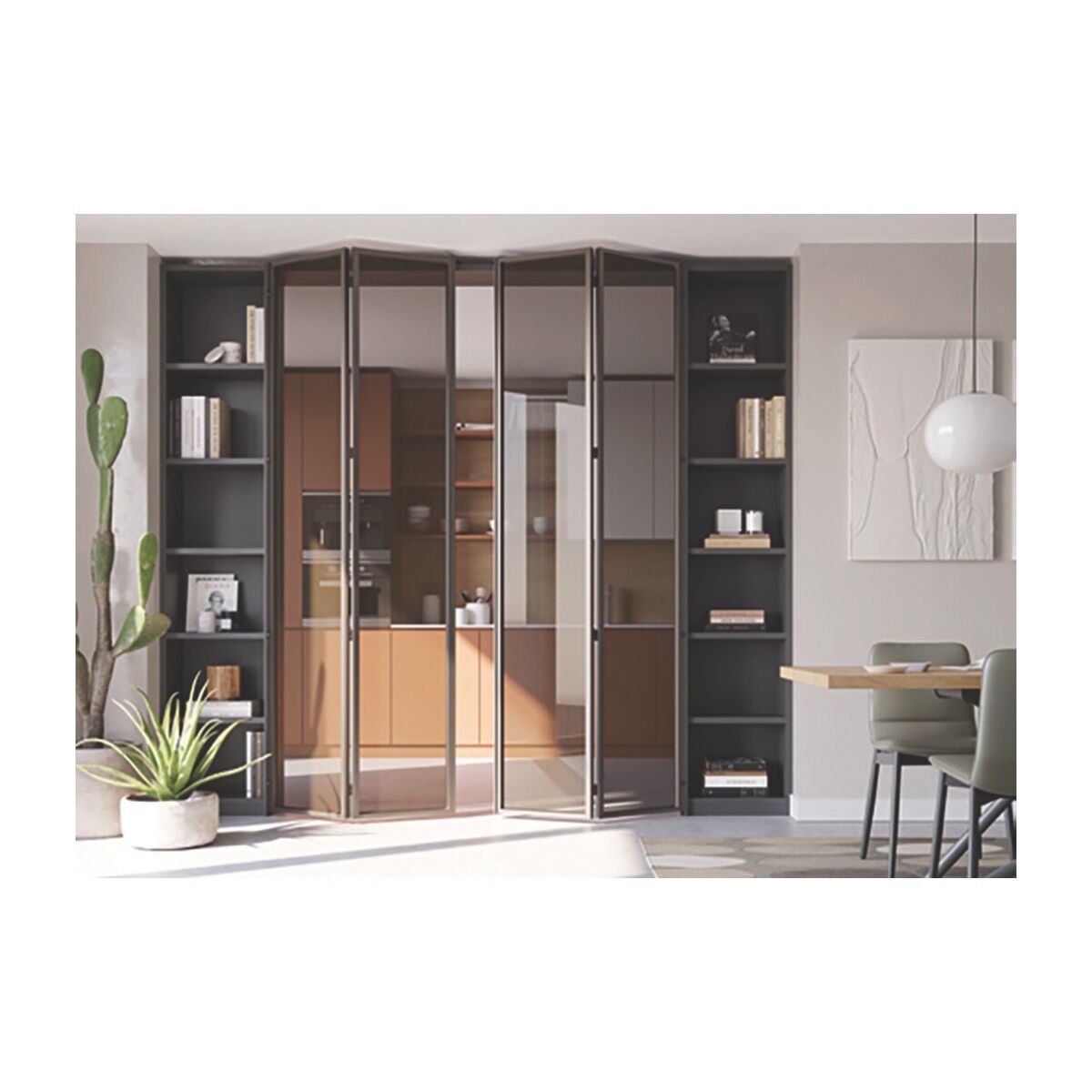 Hafele Folder 3000 mm Metal Gri Alüminyum Profil