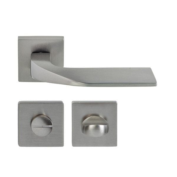 Hafele Kapı Kolu Seti Leo WC Mat Nikel