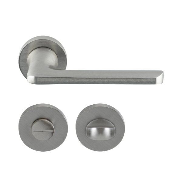 Hafele Kapı Kolu Seti Eloy WC Mat Paslanmaz Çelik