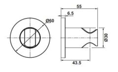 Hafele NEO R El Duşu Askısı Mat Altın