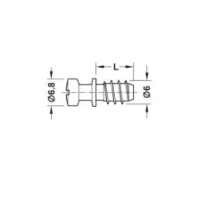 Hafele Rafix Tab 20 S Mil, 5/9,5 (100 Adet)