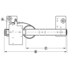Hafele Slido F - Park71 16B Mil Kayar Kapı Bağlantı Parçası