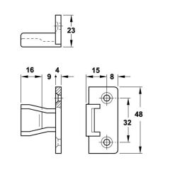Hafele Keku As Panel Bileşeni, (10 Adet )
