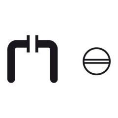 Hafele Yuvarlak Wc Kapı Kolu Rozeti, Antik Bronz Renk