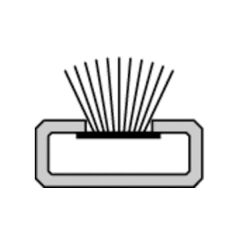 Hafele Yangın Duman Fitili 20x4x2100mm Kahve Renk