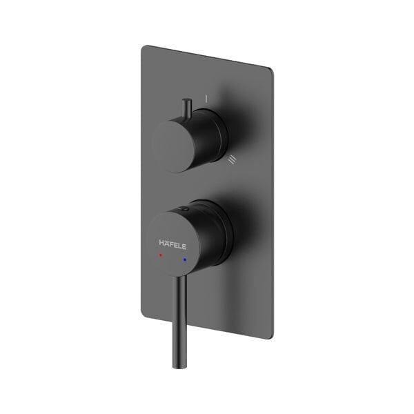 Hafele NEOMIX S 3F Ankastre Banyo Bataryası 3 Fonksiyonlu Mat Siyah