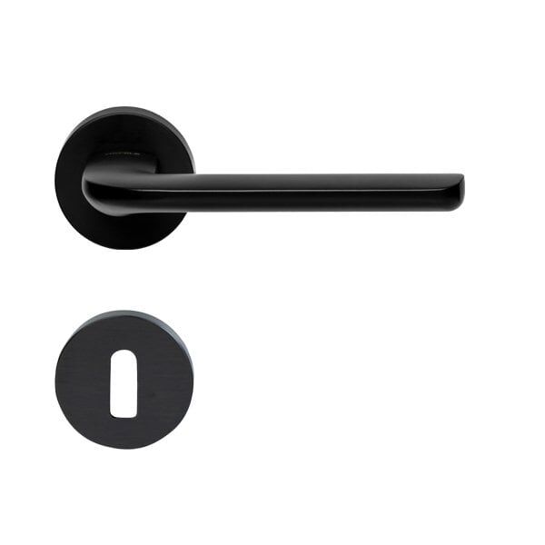 Hafele Kapı Kolu Seti Lyon Oda Mat Siyah