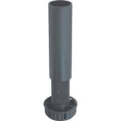 Hafele PFT04 Dübelli Baza Ayağı 120mm, Siyah Renk