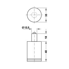 Hafele Symo 3000 Rakam Kombinasyonlu Döner Kulp