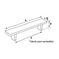 Hafele Mobilya Kulpu Gardenia 192mm Parlak Krom