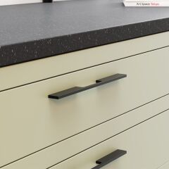 Hafele Mobilya Kulpu Mia2 200mm Siyah