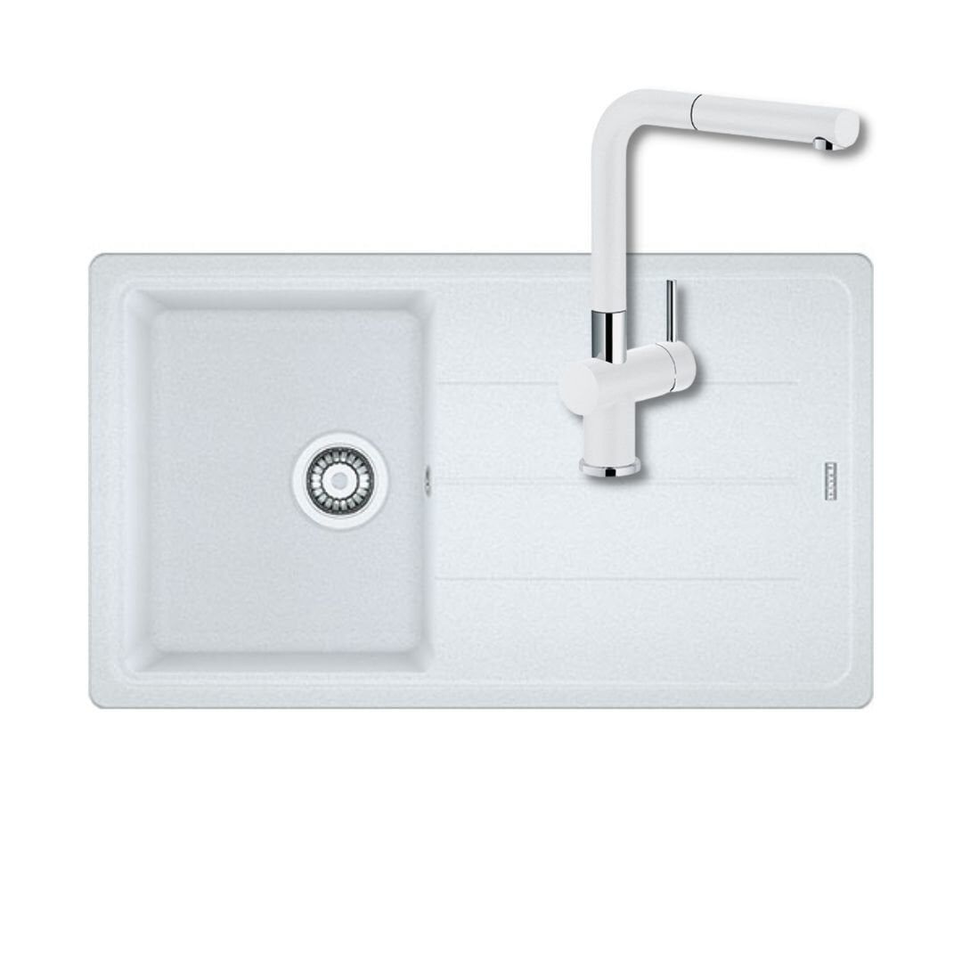Franke Granit Eviye ve Batarya Kampanyası BFG 611-86 Bianco