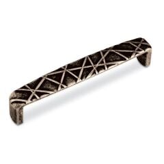 Hafele Mobilya Kulpu Spida 128mm Antik Gümüş