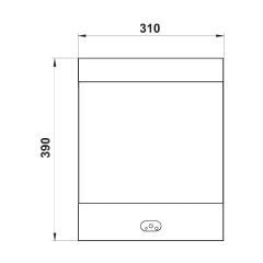 Hafele Farb Kağıt Havlu Dispenseri,Sensörlü