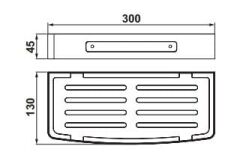 Hafele PRISMA Köşe Süngerlik Mat Siyah