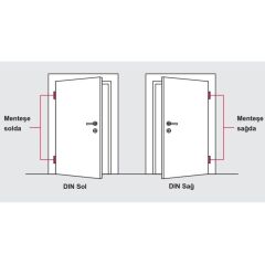 Hafele Yaprak menteşe pirinç parlak Sağ 100x88x3mm