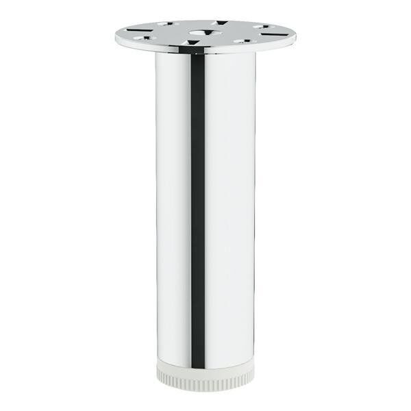 Hafele Bonny Yuvarlak Mobilya Ayağı 25x100mm, Parlak Krom Renk