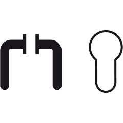 Hafele Kapı Kolu Seti Punto Barelli Mat Nikel