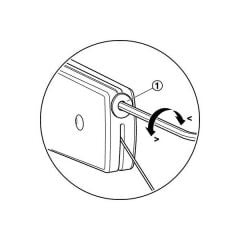Hafele PCS 150 Düşer Kapak Makası Beyaz 100N