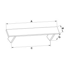 Hafele Mobilya Kulpu Claus 128mm Paslanmaz Çelik