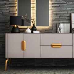 Hafele Mobilya Kulpu Martin D. 96/200mm Parlak Altın