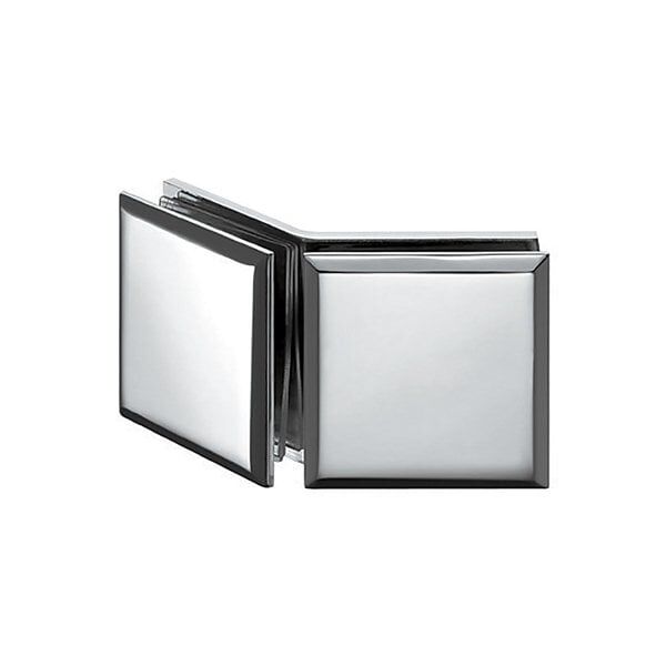 Hafele Cam Tutucu Cam-Cam 135 Derece Parlak Krom Renk