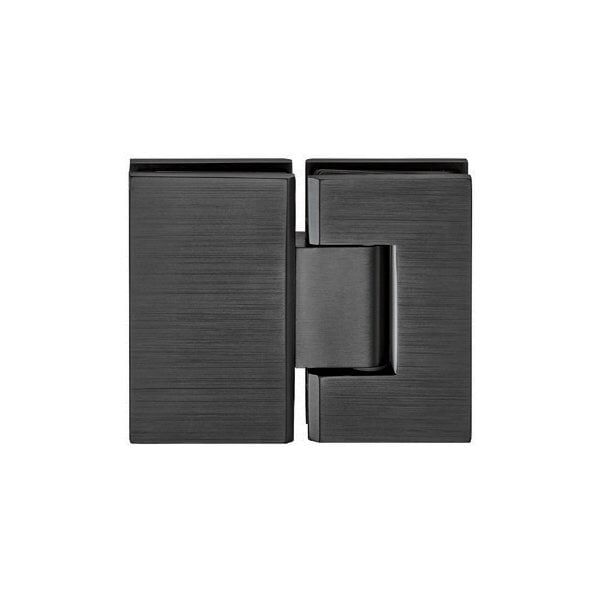 Hafele Duş Menteşesi Cam-Cam 180 Derece Grafit Siyah Renk