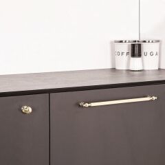 Hafele Mobilya Kulpu Calisto Mk 160mm Parlak Altın