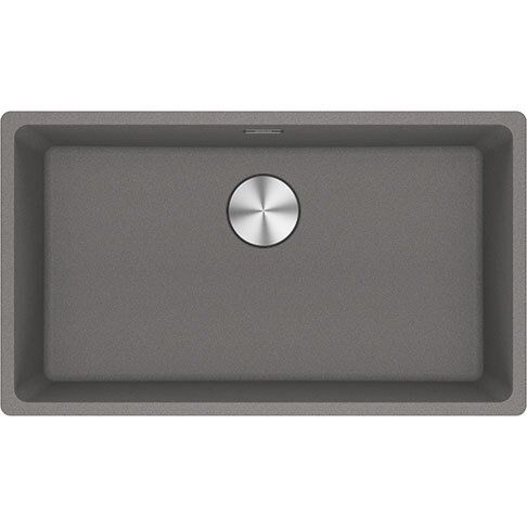 Franke Granit Eviye Tek Gözlü Damlalıksız Bx Maris Mrg 210/110-72 Fragranite Stone Grey