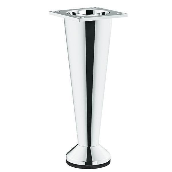 Hafele Helen Konik Mobilya Ayağı 50mm, Parlak Krom Renk