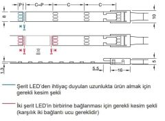 Hafele LED1925 Şerit LED 12V 8mm 9.6W/m MW 5m