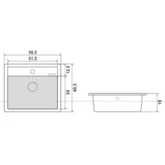 Quarstone Luster 6 Tezgah Üstü Granit Evye