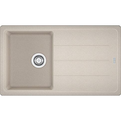 Franke Granit Eviye Tek Gözlü Damlalıklı Basis BFG 611-86 Sahara