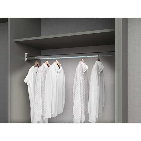 Hafele SELECT II Işıklı Askı Borusu Pilli, krom,562mm