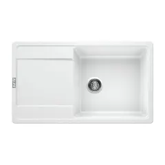Quarstone LUSTER XL 6S Tezgah Üstü Granit Evye Beyaz