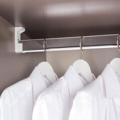 Hafele Işıklı askı borusu elekt. krom/bey 662mm