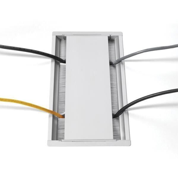 Hafele Versaflap Dual Priz Gümüş 3'lü Soket