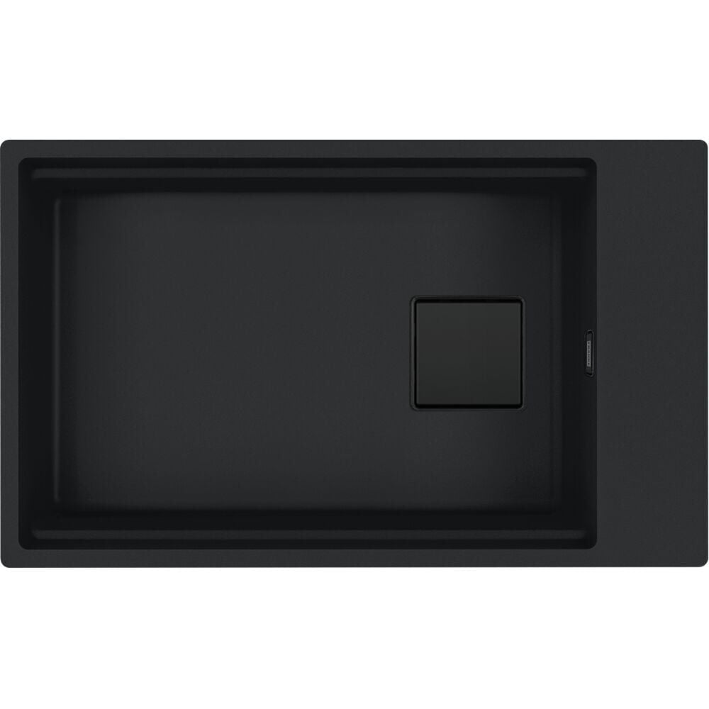 Franke Fragranit Evye Kubus Kng 110-62 Matt Black Tek Gözlü