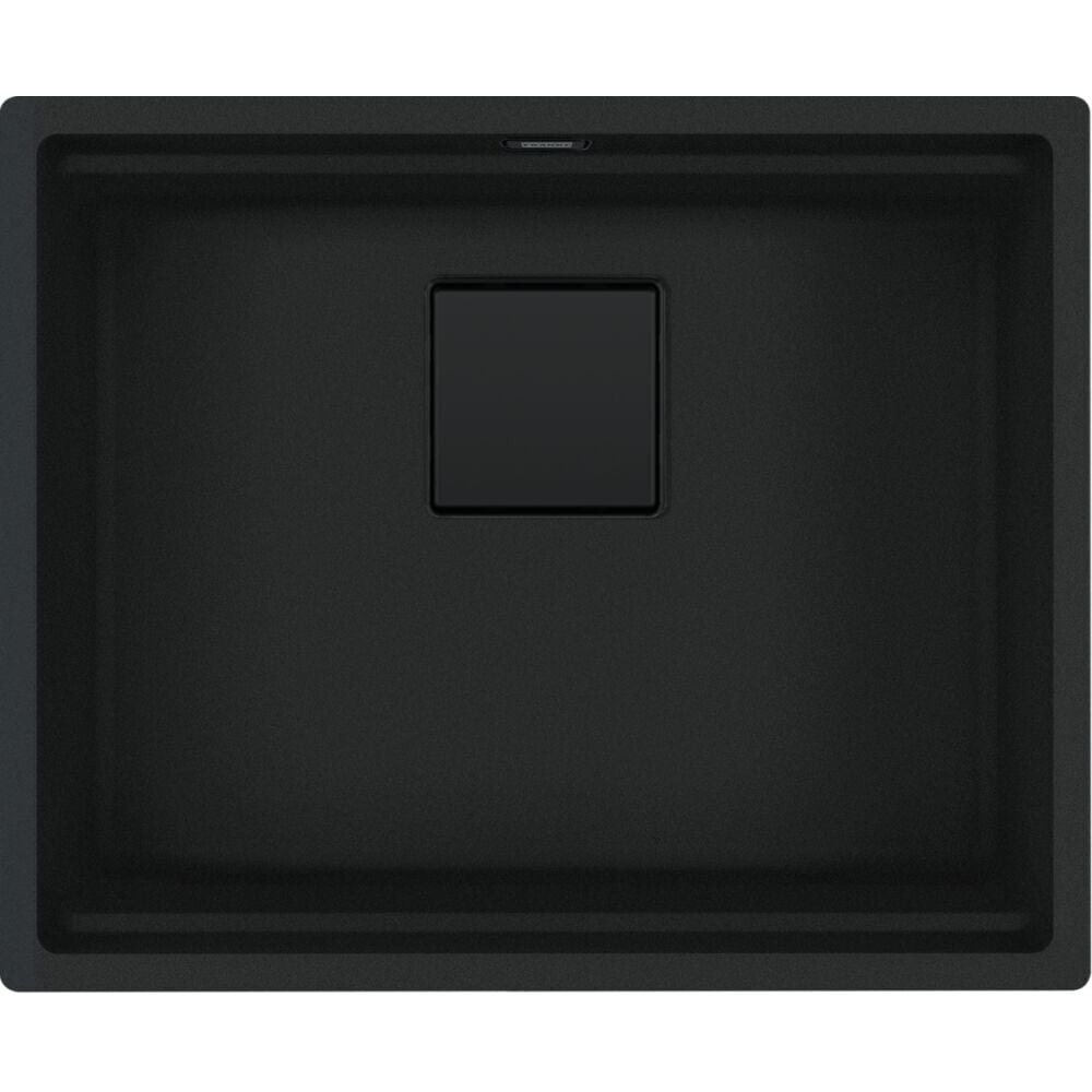 Franke Fragranit Evye Kubus Kng 110-52 Matt Black Tek Gözlü
