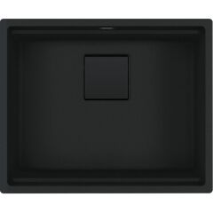 Franke Fragranit Evye Kubus Kng 110-52 Matt Black Tek Gözlü