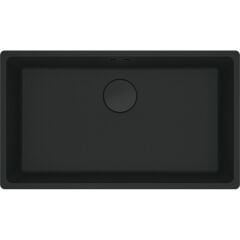 Franke Fragranit Evye Marıs Mrg 110-72 Matt Black Tek Gözlü Damlalıksız