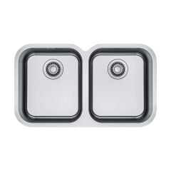 Franke Smart Srx 120-34-34 2 Gözlü Tezgah Altı Çelik Eviye