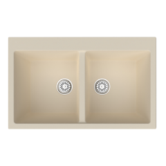 Vantole Granit Eviye Çift Hazneli Bej