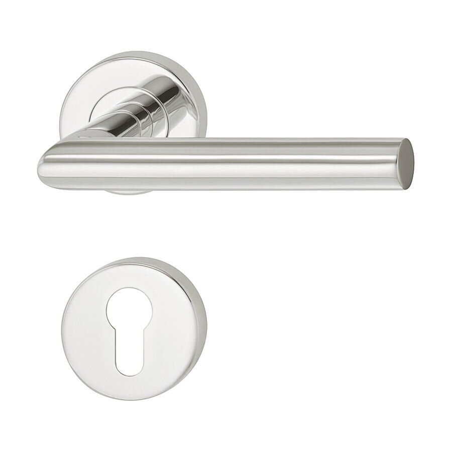 Hafele Kapı kol seti PC 8mm pas.çel parlak