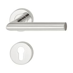 Hafele Kapı kol seti PC 8mm pas.çel parlak