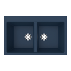 Vantole Granit Eviye Çift Hazneli Antrasit