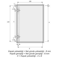 Kapak Mekanizması Pivot 35 cm