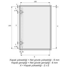 Kapak Mekanizması Pivot 45 cm
